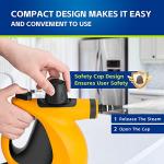 Handheld Pressurized Steam Cleaner with 11 Accessories