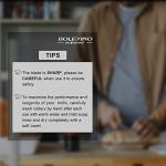 12 Inch Serrated Bread Knife for Homemade Bread, Stainless Steel Wide Wavy Edge Knife, Multi-Purpose Kitchen Knife, Efficient Cake Slicer, Ultra Sharp Baker's Knife for Cutting Crusty Breads, Cake