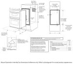 GE Electric Combination Wall Oven - Black
