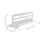 Parliky 3pcs Adjustable Refrigerator Side Door Divider Multi-function Food Partition Board for Organized Storage Easy Installation Compact Fridge Separator Durable Plastic Design