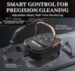 Steam Cleaner, Steamer for Cleaning, 2500W Pressurized Steam Cleaner with 1.2L Water Tank and 12 Attachments, Portable Steamer Cleaner for Home Car Kitchen Bathroom Furniture Tile Grout