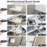 Steam Cleaner, Steamer for Cleaning, 2500W Pressurized Steam Cleaner with 1.2L Water Tank and 12 Attachments, Portable Steamer Cleaner for Home Car Kitchen Bathroom Furniture Tile Grout
