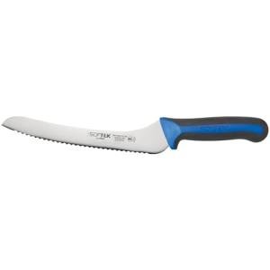 Winco Sof-Tek 9" Offset Bread Knife with Grip