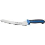 Winco Sof-Tek 9" Offset Bread Knife with Grip