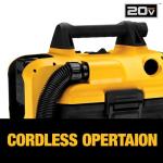 DEWALT 20V MAX Cordless Wet-Dry Vacuum, 2 Gallon