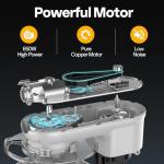 VIVOHOME 3 in 1 Multifunctional Stand Mixer with 6 Quart Stainless Steel Bowl, 650W 6 Speed Tilt-Head Meat Grinder, Juice Blender, Silver