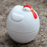 Home-X Microwave Chicken Design Egg Boiler