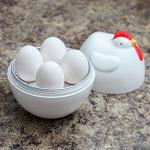 Home-X Microwave Chicken Design Egg Boiler