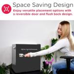 FRIGIDAIRE Black Retro Mini Refrigerator-Energy Saving-Adjustable Thermostat Control-Side Mounted Bottle Opener-Ideal for Dorm, Office, RV, Garage, Apartment 1.6 Cubic Feet