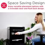 FRIGIDAIRE Black Retro Mini Refrigerator-Energy Saving-Adjustable Thermostat Control-Side Mounted Bottle Opener-Ideal for Dorm, Office, RV, Garage, Apartment 1.6 Cubic Feet