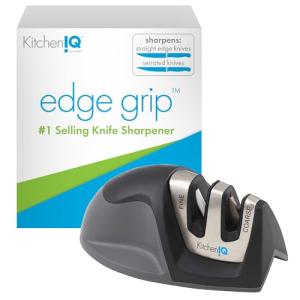 KitchenIQ 2-Stage Knife Sharpener with Non-Slip Base