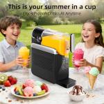 Slushie Machine No Ice Needed, 88oz Large Capacity Slushy Machine for Home, 6 Presets Slushie Maker for Frozen Drink, Slush, Margaritas, Frappés, Slushy Machine with DIY Mode, LED Display & Auto Clean