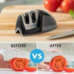 KitchenIQ 2-Stage Knife Sharpener with Non-Slip Base