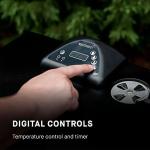 Masterbuilt 40 inch Digital Electric Smoker with Window and Legs + Cover Bundle