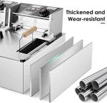 TANGME Commercial Deep Fryer, 3400w Electric Countertop Fryer with 3 Baskets, 22L/23.25Qt 1mm Thickened Stainless Steel Oil Fryer with Temperature Limiter for Restaurant, UL Certified