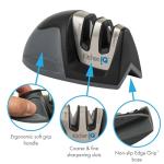 KitchenIQ 2-Stage Knife Sharpener with Non-Slip Base