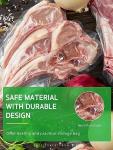 Syntus Vacuum Sealer Bags for Food, 3 Rolls 11" x 20' Commercial Grade Bag Rolls, BPA Free Food Vac Bags for Storage, Meal Prep or Sous Vide
