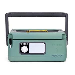 Presto 06016 6-Quart Nomad Traveling Slow Cooker, Locking Lid, Dry Erase Board, Green
