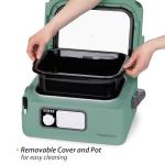 Presto 06016 6-Quart Nomad Traveling Slow Cooker, Locking Lid, Dry Erase Board, Green