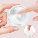 Stellacare 4 pack 1oz Glass Jars Round Empty Cosmetic Containers, Refillable Glass Jars with Lids for Face Creams, Lotions, Powders,Salves Ointments,Potravel Storage