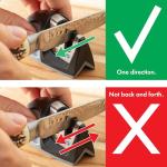 KitchenIQ 2-Stage Knife Sharpener with Non-Slip Base