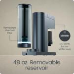 Chefman Caffeinator Single Serve Coffee Maker, Brew Kcups & Grounds, Drip Coffee Machine with Brew Strength Settings, Iced Coffee Function, 48 oz. Removable Water Reservoir