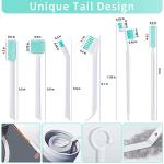 Lumkew Small Cleaning Brush Tight Spaces, 8pcs Crevice Cleaning Brushes Tool for Household Use, Tiny Cleaning Brush Mini Parts Humidifier Toaster