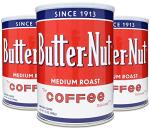 Butter-Nut Original Blend Ground Coffee, Medium Roast, 12 Ounce Steel Can (Pack of 3)