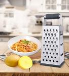NILICAN Vertical Stainless Steel Grating Four-sided Boxed Grater For Cucumbers, Carrots And Cheese, Grater, Melon, Planing, Potato, Planer, Non-slip Handle，Peeler