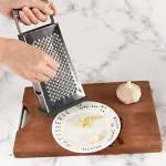 NILICAN Vertical Stainless Steel Grating Four-sided Boxed Grater For Cucumbers, Carrots And Cheese, Grater, Melon, Planing, Potato, Planer, Non-slip Handle，Peeler