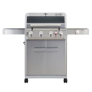 Monument Grills 4+1 Outdoor Barbecue Stainless Steel Propane Gas Grill, 4 Burners & 1 Side Burner 62,000 BTU Patio Garden Barbecue Grill with Knob Controls, Mesa415BZ
