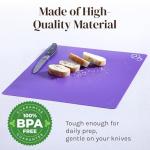 Flexible Plastic Cutting Board Mats - Set of 6