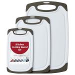 BPA-Free Non-Slip Cutting Board Set - 3-Pack