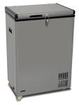 Whynter 95 Qt. Wheeled Portable Refrigerator / Portable Freezer for Travel - Chest Freezer / Fridge for Car, Camping, RVs & More, -8°F to 50°F Temperature Range, AC 110V/ DC 12V, FM-951GW, Gray