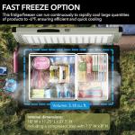 Whynter 95 Qt. Wheeled Portable Refrigerator / Portable Freezer for Travel - Chest Freezer / Fridge for Car, Camping, RVs & More, -8°F to 50°F Temperature Range, AC 110V/ DC 12V, FM-951GW, Gray