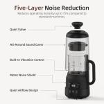 ROPPLIFE 8 in 1 Nut Milk Maker Machine,35oz Automatic for Almond Milk,Oat Milk,Soy Milk,with Self-Cleaning,12H Delay Start,Quiet Blender for Plant-Based Milk