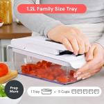 Fullstar The Original Pro Chopper - Vegetable Chopper and Spiralizer, Food Chopper with Container, Fruit Slicer, Kitchen Gadgets & Gifts, Home Essentials (9 in 1, White)