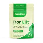Smart Eats - Iron Powder | Highly Absorbed | Avoids Side Effects | Complete Nutrition: Protein, Vitamins, Fiber | Tasty Drinks & Shakes | Boost Hemoglobin, Ferritin | Vanilla Flavor | 15 Scoops