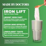 Smart Eats - Iron Powder | Highly Absorbed | Avoids Side Effects | Complete Nutrition: Protein, Vitamins, Fiber | Tasty Drinks & Shakes | Boost Hemoglobin, Ferritin | Vanilla Flavor | 15 Scoops