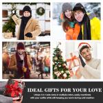 FZ FANTASTIC ZONE Mens Winter Knit Hat Beanie Long Neck Scarf Touchscreen Gloves Set Fleece Skull Caps Gifts for Men Women