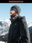 ORORO Men's Dual Control Heated Jacket with 5 Heat Zones (Pocket Heating), Heating Coat with Battery (Black,M)