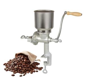 High Hopper Cast Iron Manual Grain Mill-Heavy Duty Grain Grinder, Coffee Grinder-Dry&Wet Grinding for Wheat,Grain