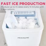 Frigidaire EFIC108 Counter top Portable, 26 lb per Day Compact Ice Maker Machine (EFIC108, 26, 26, EFIC108, White, NA, 1, efic108)
