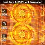 SUCICENI Food Dehydrator Machine 12 Stainless Steel Trays 1000W Meat Dehydrator for Home Use, 24H Timer & 195℉ Temperature Control Food Dryer for Jerky Fruit Herbs Mushroom Dog Treats