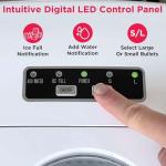 Frigidaire EFIC108 Counter top Portable, 26 lb per Day Compact Ice Maker Machine (EFIC108, 26, 26, EFIC108, White, NA, 1, efic108)