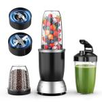 H-Duka Smoothie Blender 25000RPM Personal Blender for Shakes and Smoothies with 37oz 32oz 23oz Portable Cups Countertop blenders for kitchen, Ice Crushing, Frozen Drinks, Milkshake, Juice, Nuts