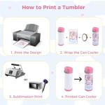 1 Pack 12 OZ Sublimation Sippy Cup with Purple Lid Spill Proof Blank Tumblers Stainless Steel Thermoses for Hot Drinks Bulk Double Wall Vacuum Insulated Water Bottle for School