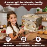 Chocolate Melting Pot, Electric Candy Melter with 2 Non-Stick Silicone Bowls, Digital Display for Real-Time Temperature Control, Fondue Warmer Set for Dipping Chocolate, Cheese, Candy & Cake Pop