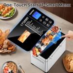 KEEPEEZ Bread Maker, 17-in-1 2LB Stainless Steel with Bread Machine, Non-Stick Pan, Smart Touch, Auto Nut Dispenser, 15H Timer&Keep-Warm, 3 Sizes 3 Colors, 66 Recipes, Gluten-Free, Sourdough