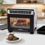 Cuisinart 15-in-1 Extra-Large Digital Air Fryer Oven with 9"x13" 2-in-1 Pan, Air Fry 4 Lbs of Wings, Cook a 13 Lb Turkey or 5+ Lb Chicken, Toast 9 Slices of Bread, and Bake a 13" Pizza, TOA-112